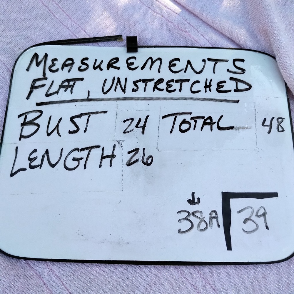 Sleeveless  Pink Sweater EUC 18 20 - Picture 4 of 5